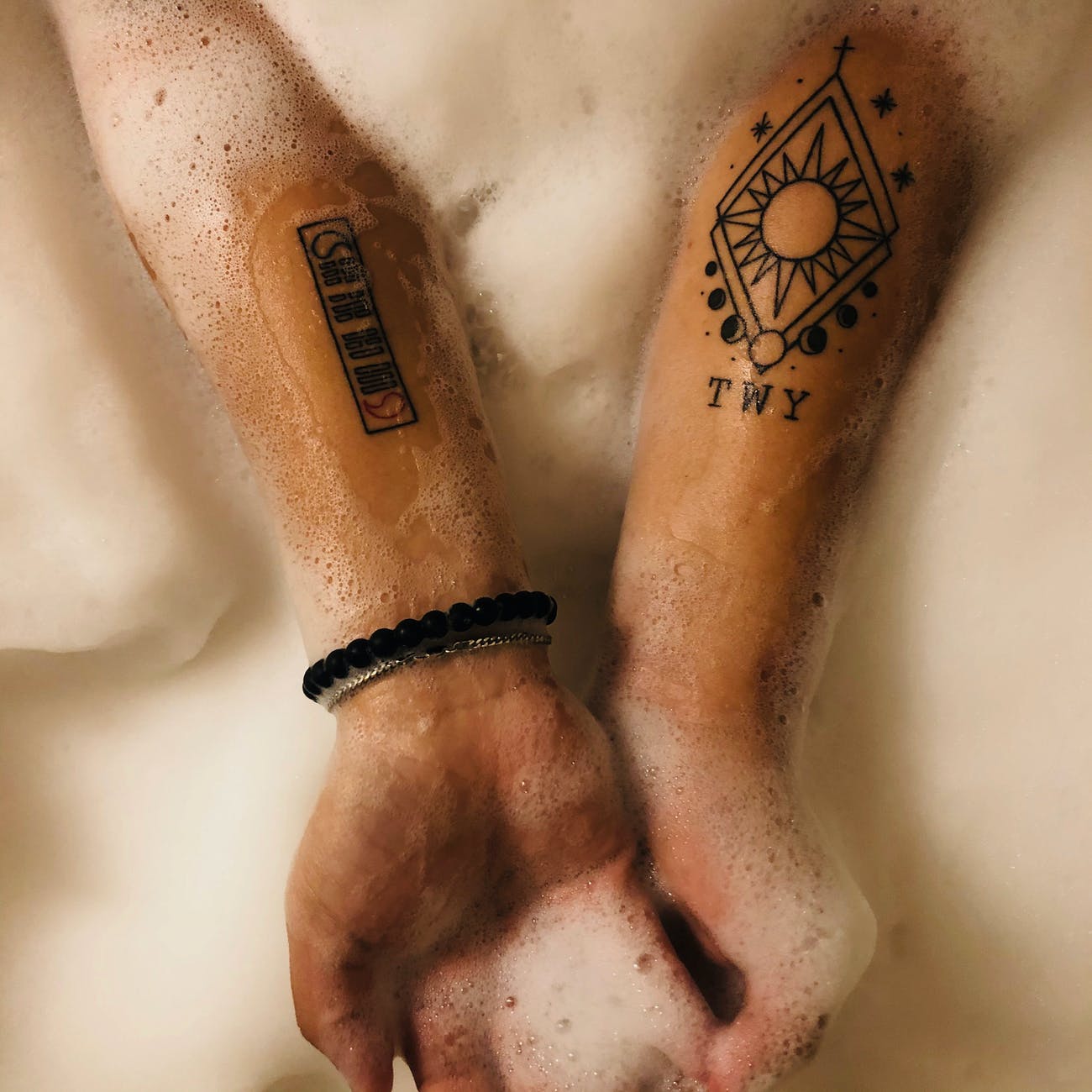 Explore Symbol Temporary Tattoo - Set of 3 – Tatteco